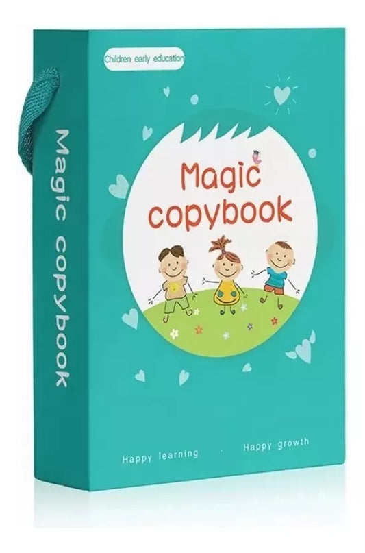 SET DE 4 CUADERNOS DE CALIGRAFIA MONTESSORI MAGICOS